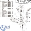 Ideal Standard Tesi Exposed Bath Shower Mixer Spares